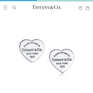 Tiffany & Co. Mini Heart Tag Earrings